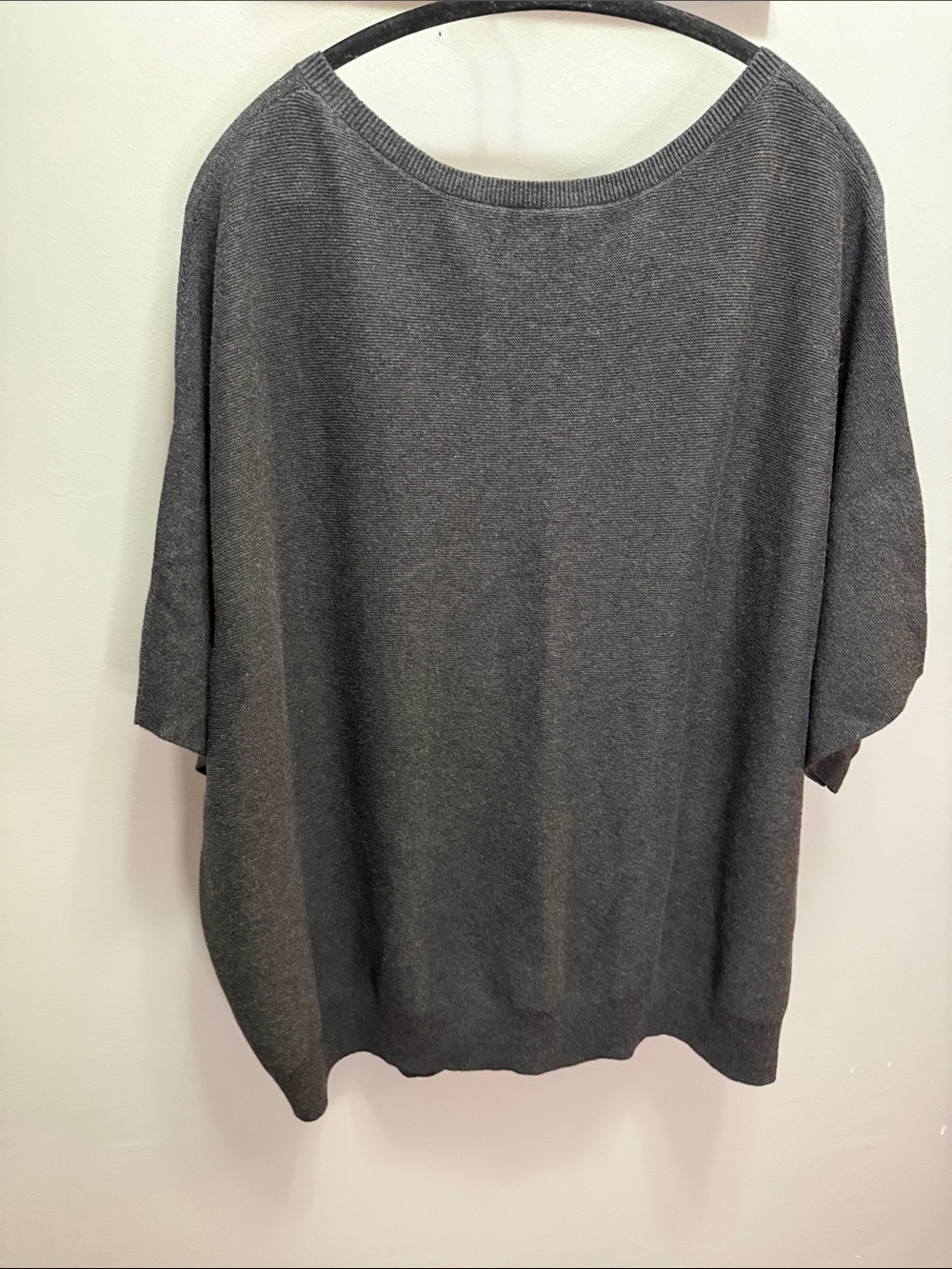 Quince Lightweight Cotton-Cashmere 
Link-Stitch Sweater 3X - Picture 5 of 8
